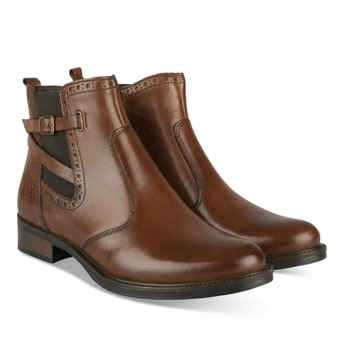 Enkellaarzen KASTANJEBRUIN