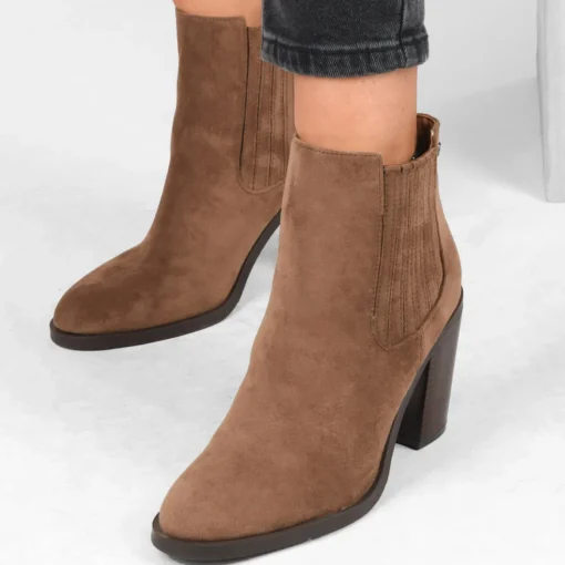 Enkellaarzen TAUPE