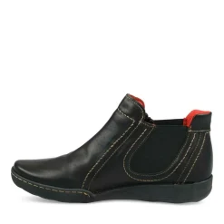 Enkellaarzen ZWART NEOSOFT DAMES LEER
