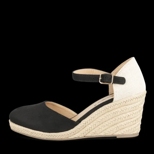 Espadrilles ZWART