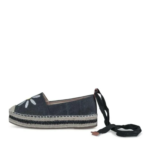 Espadrilles ZWART