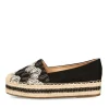 Espadrilles ZWART