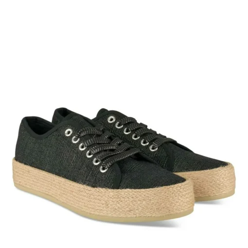 Espadrilles ZWART