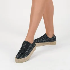 Espadrilles ZWART