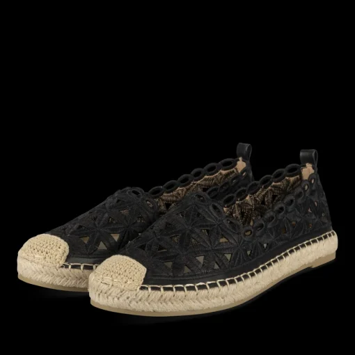 Espadrilles ZWART