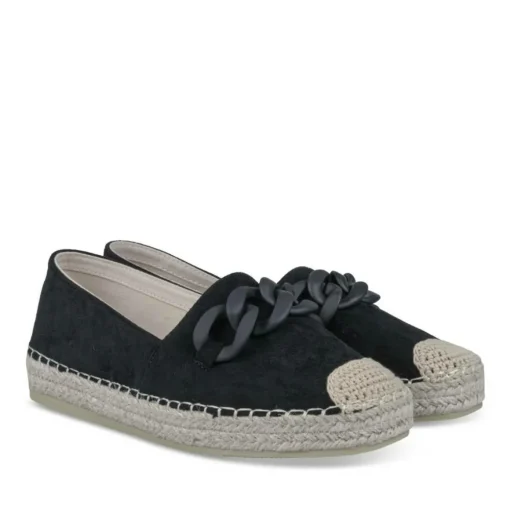 Espadrilles ZWART