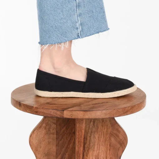 Espadrilles ZWART