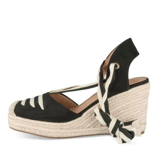Espadrilles ZWART