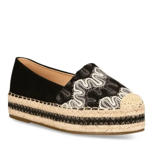 Espadrilles ZWART