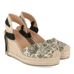 Espadrilles ZWART