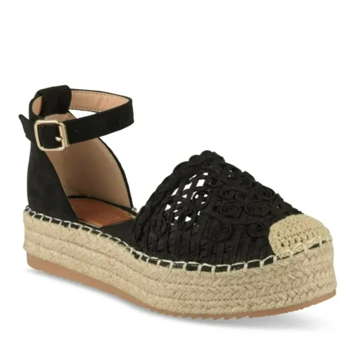 Espadrilles ZWART