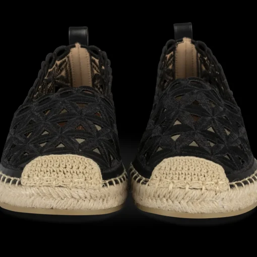 Espadrilles ZWART