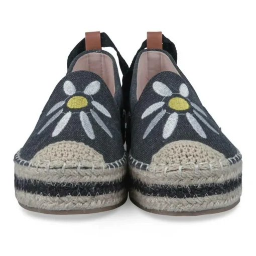 Espadrilles ZWART
