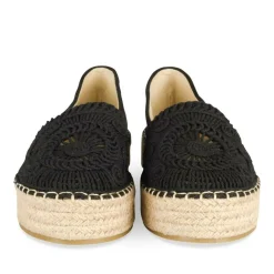 Espadrilles ZWART