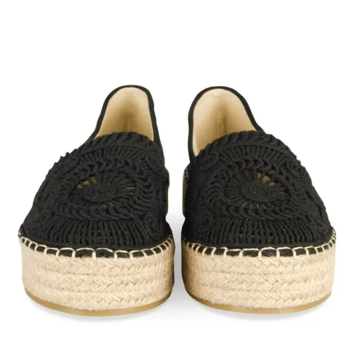 Espadrilles ZWART