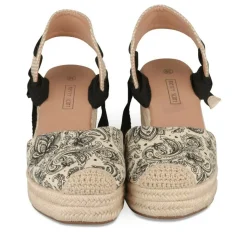 Espadrilles ZWART