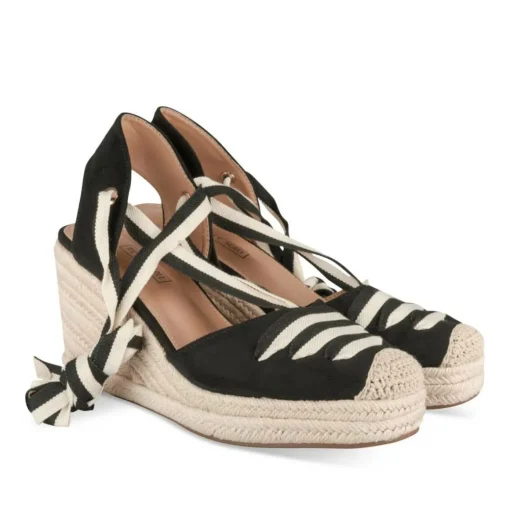 Espadrilles ZWART