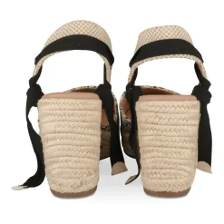 Espadrilles ZWART