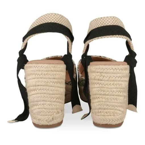 Espadrilles ZWART