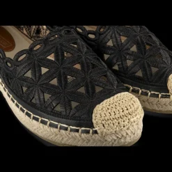 Espadrilles ZWART