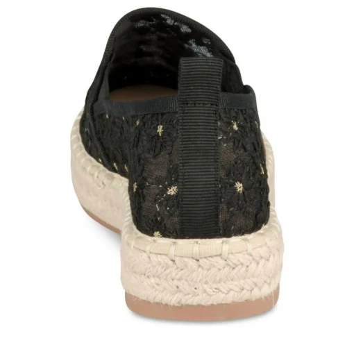 Espadrilles ZWART