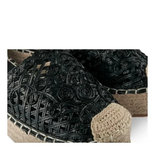 Espadrilles ZWART