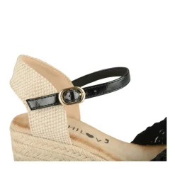 Espadrilles ZWART