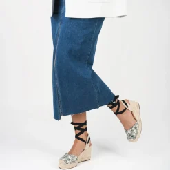 Espadrilles ZWART