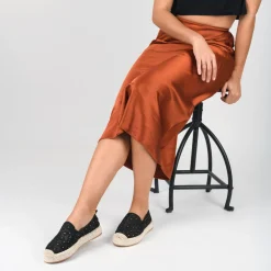 Espadrilles ZWART