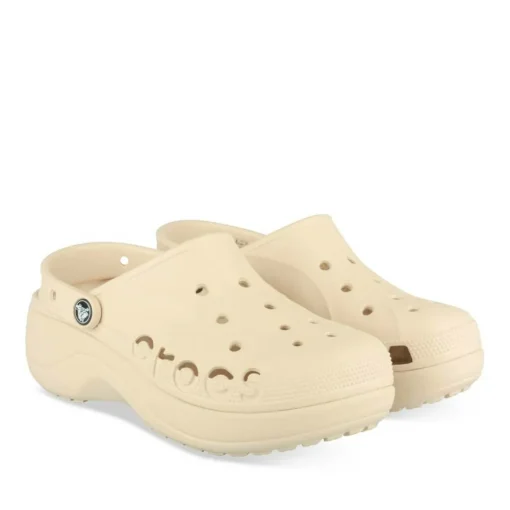 Hoeven BEIGE CROCS Baya Platform
