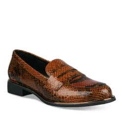 Mocassins KASTANJEBRUIN