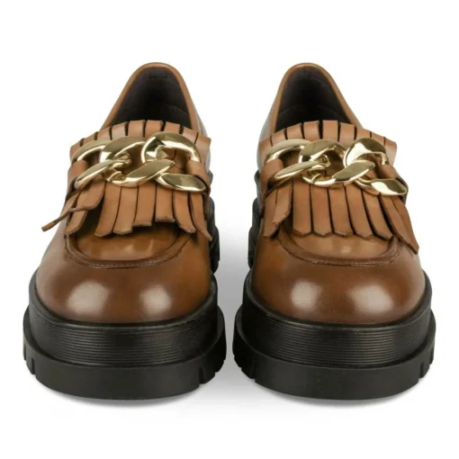 Mocassins KASTANJEBRUIN