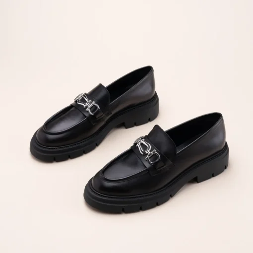 Mocassins ZWART