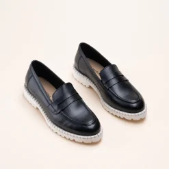 Mocassins ZWART