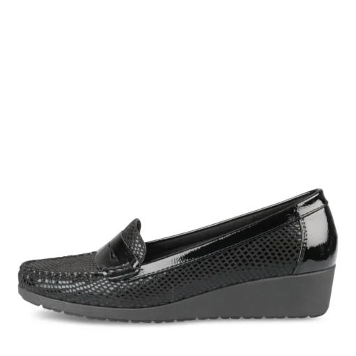 Mocassins ZWART