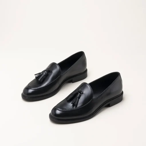 Mocassins ZWART