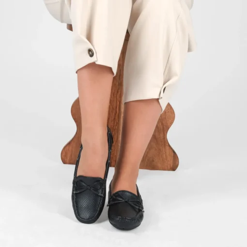 Mocassins ZWART