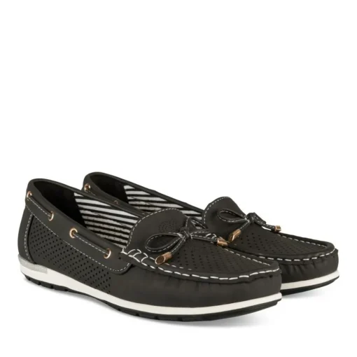Mocassins ZWART