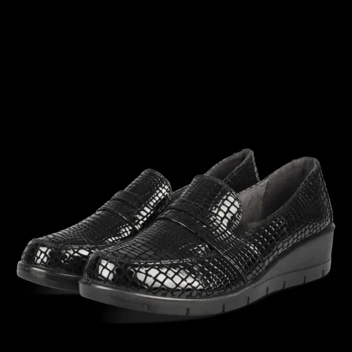 Mocassins ZWART