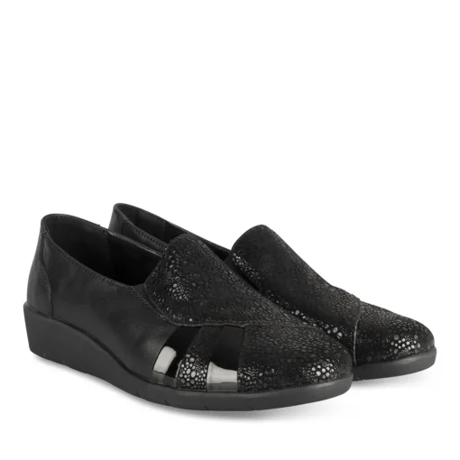 Mocassins ZWART
