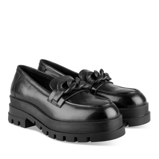 Mocassins ZWART