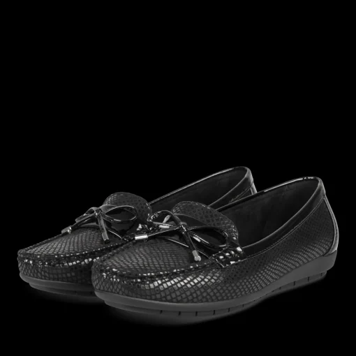 Mocassins ZWART