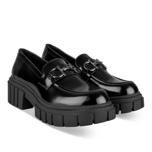 Mocassins ZWART