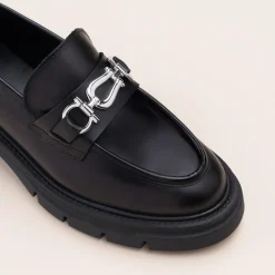 Mocassins ZWART
