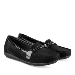 Mocassins ZWART