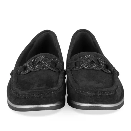 Mocassins ZWART