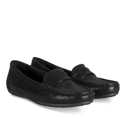 Mocassins ZWART