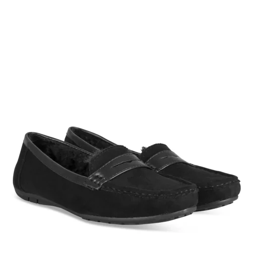 Mocassins ZWART