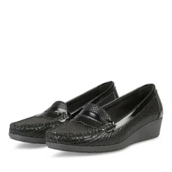Mocassins ZWART