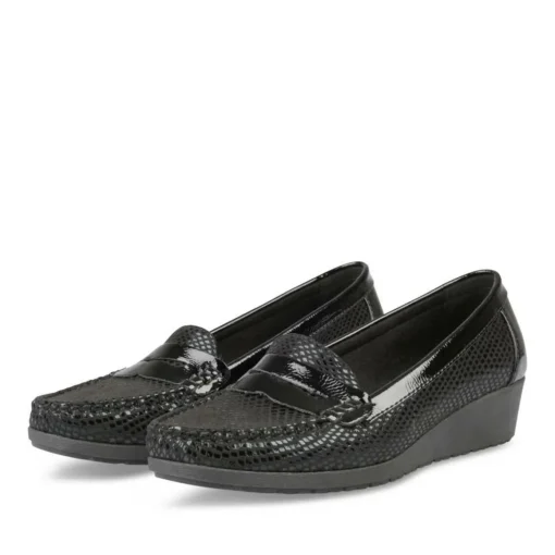 Mocassins ZWART